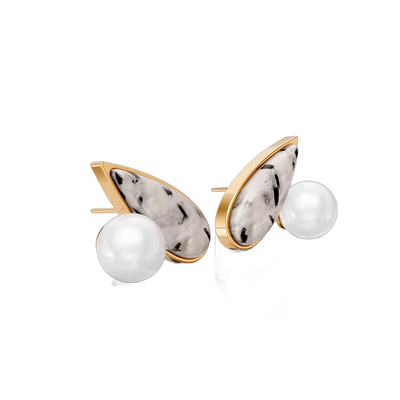 Brinco União — Cristal Rutilado — ângulo 1