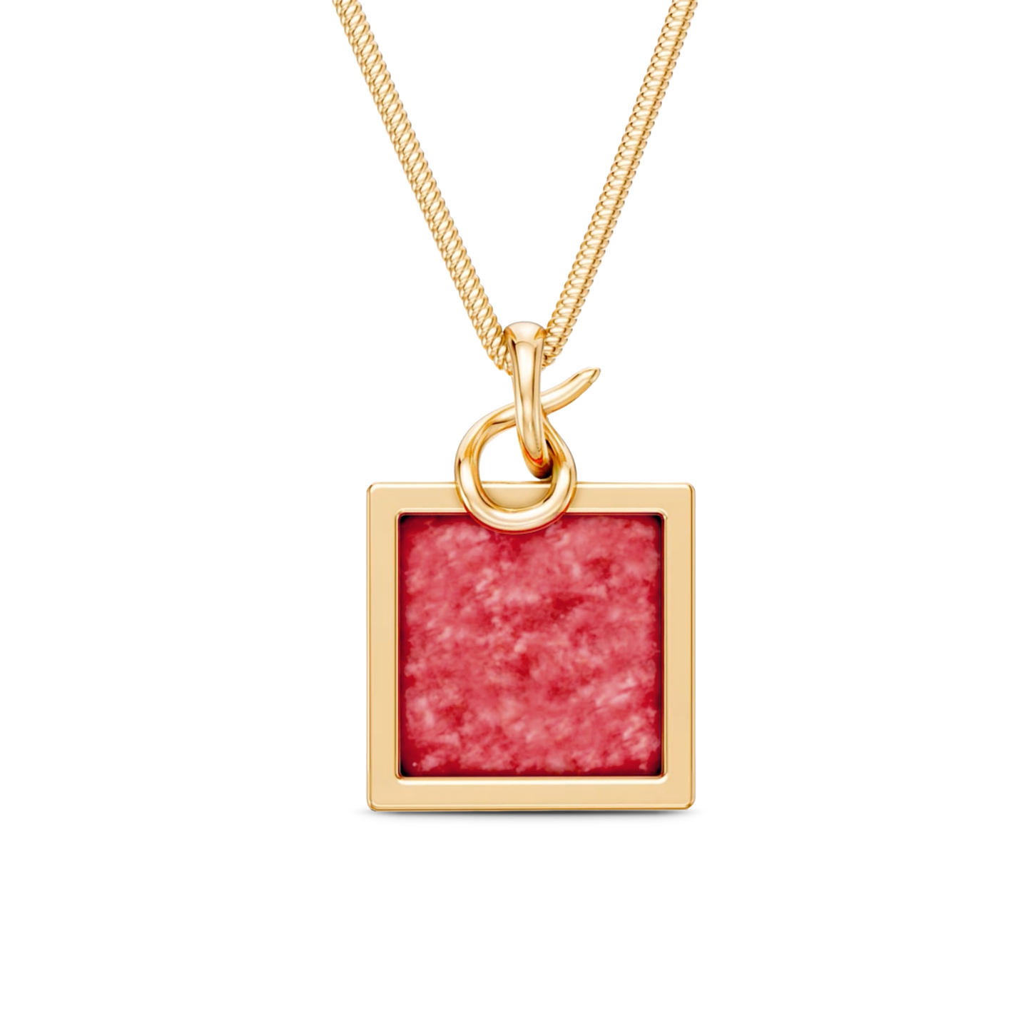 Colar Esboço - Feldspato Vermelho