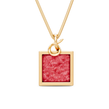Colar Esboço - Feldspato Vermelho