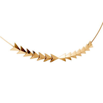 Colar Flecha — Banho de Ouro 18k — ângulo 1