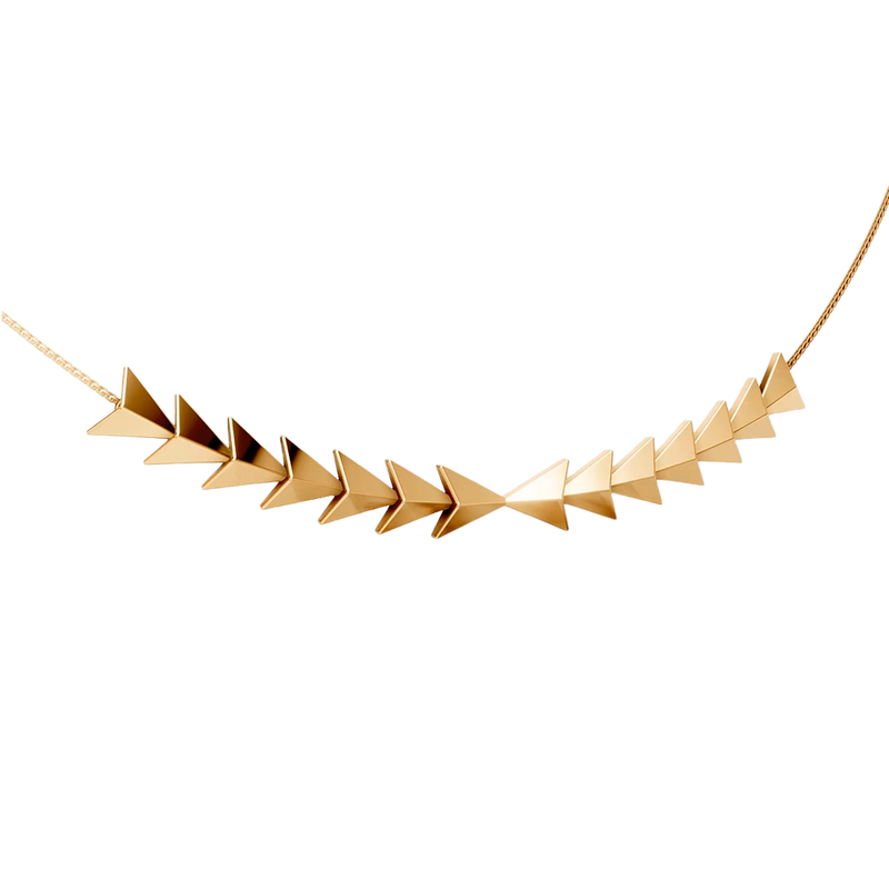 Colar Flecha — Banho de Ouro 18k