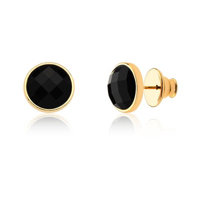 Brinco Classic - Obsidiana Negra — ângulo 1