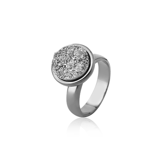 Anel Classic - Drusa Platina