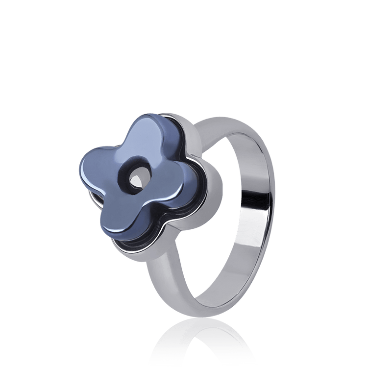 Anel Afeto - Obsidiana Negra