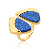 Anel Ailes - Azul Anil Semijoias de luxo e design exclusivo