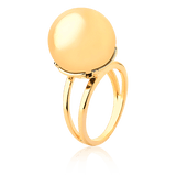 Anel Ball - Banhado a Ouro Semijoias de luxo e design exclusivo