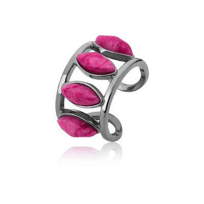 Anel Bem Me Quer - Feldspato Rosa Pink — ângulo 1