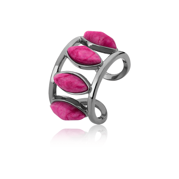 Anel Bem Me Quer - Rosa Pink Semijoias de luxo e design exclusivo
