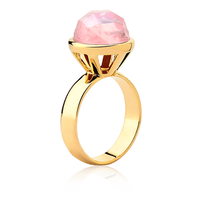 Anel Classic - Quartzo Rosa