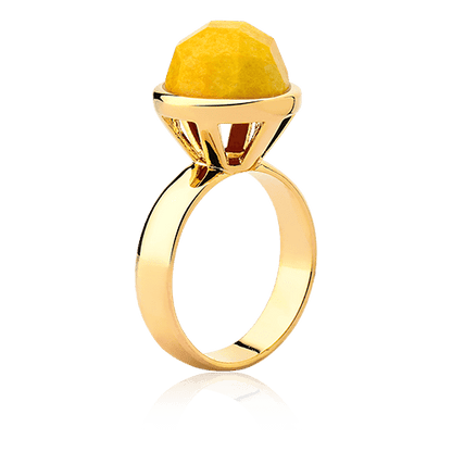 Anel Classic - Feldspato Amarelo