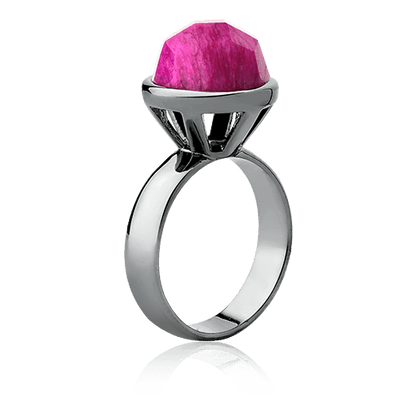 Anel Classic - Feldspato Rosa Pink