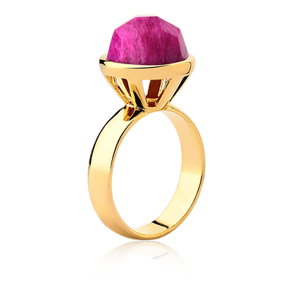 Anel Classic - Feldspato Rosa Pink