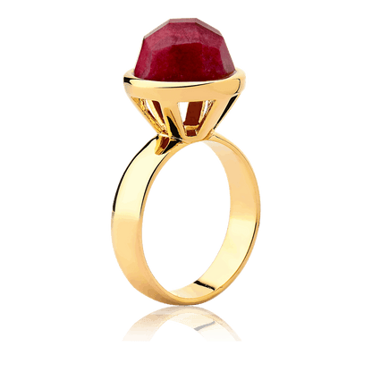 Anel Classic - Feldspato Vermelho