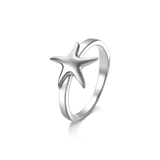 Anel Estrela - Ródio Semijoias de luxo e design exclusivo