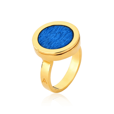 Anel Eterno - Feldspato Azul Anil — ângulo 1