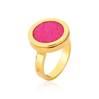 Anel Eterno - Feldspato Rosa Pink — ângulo 1