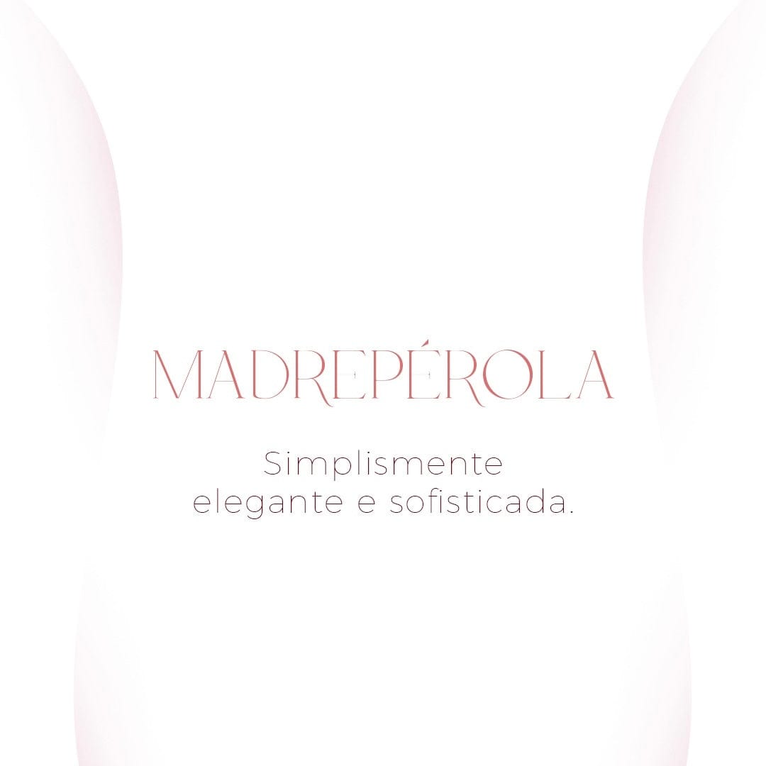 Anel Força - Madrepérola e esmaltação marsala Semijoias de luxo e design exclusivo