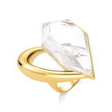Anel Intensa - Cristal de Rocha Semijoias de luxo e design exclusivo