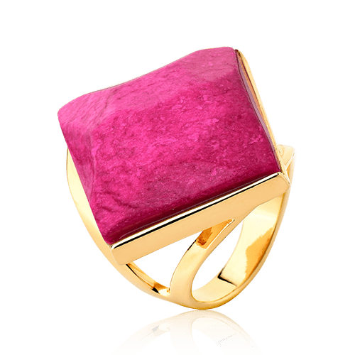 Anel Lírio - Feldspato Rosa Pink