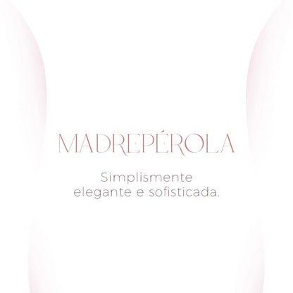 Anel Poder - Madreperola esmaltação marsala Semijoias de luxo e design exclusivo