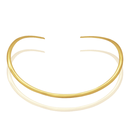 Aro Ondulado em banho ouro 18k | Brinco argola feminina artesanal Aimer Joias