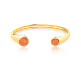 Bracelete Pocket Ball - Feldspato Laranja Semijoias de luxo e design exclusivo