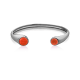 Bracelete Pocket Ball - Feldspato Laranja Semijoias de luxo e design exclusivo