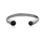 Bracelete Pocket Ball - Obsidiana Negra Semijoias de luxo e design exclusivo
