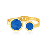 Bracelete Singular - Feldspato Azul Anil Semijoias de luxo e design exclusivo