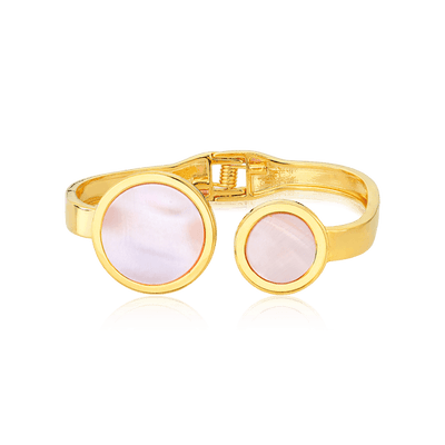 Bracelete Singular - Madrepérola Rosa — ângulo 1