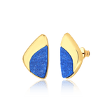 Brinco Ailes - Azul Anil Semijoias de luxo e design exclusivo