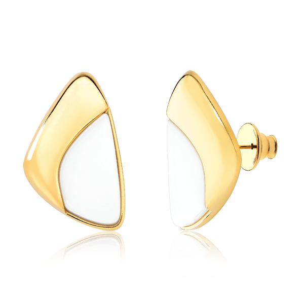 Brinco Ailes - Porcelana Chapa Semijoias de luxo e design exclusivo