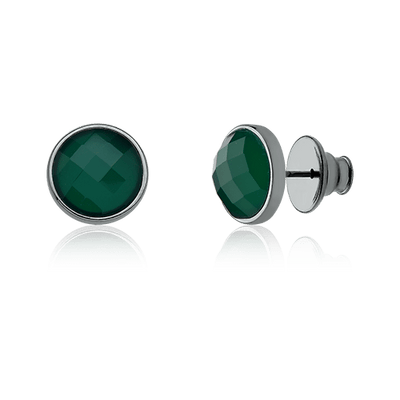 Brinco Classic - Ágata Verde — ângulo 1