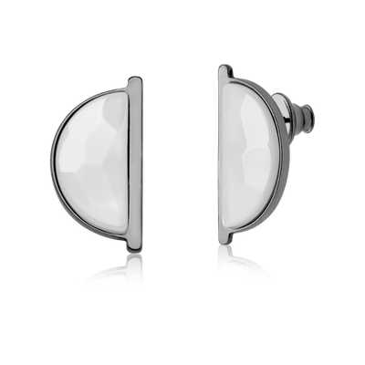 Brinco Escudo - Porcelana — ângulo 1