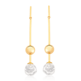 Brinco Fascínio - Cristal de Rocha Semijoias de luxo e design exclusivo