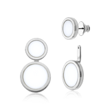 Brinco Nobre - Porcelana Branca Semijoias de luxo e design exclusivo