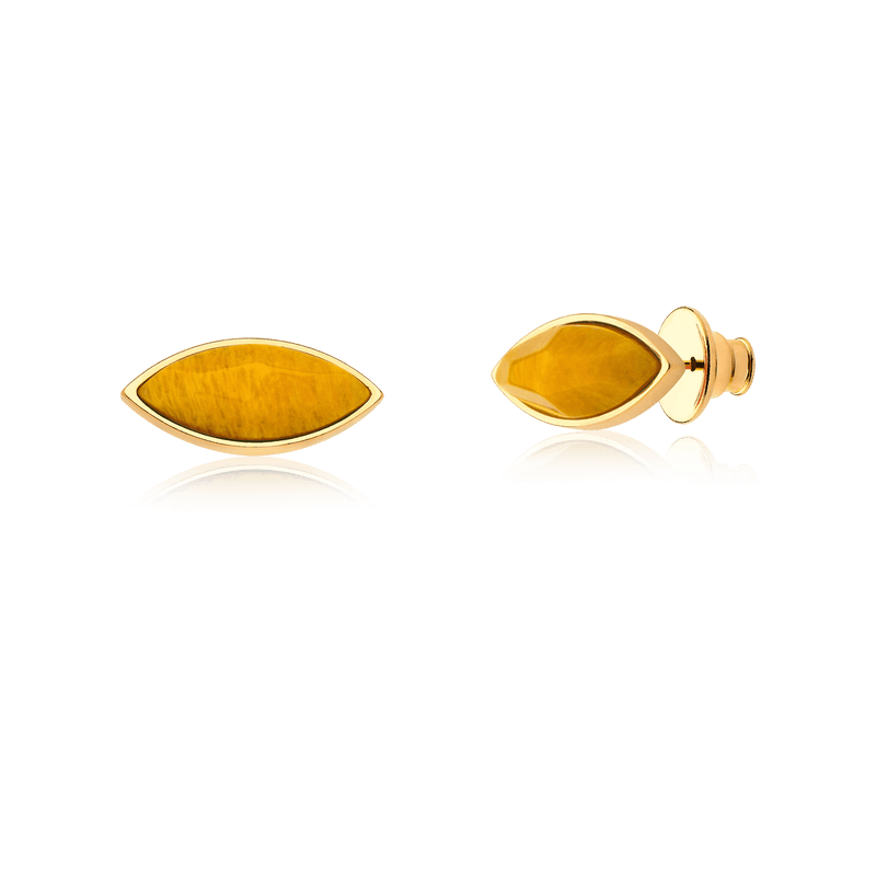 Brinco Pétala - Feldspato Amarelo