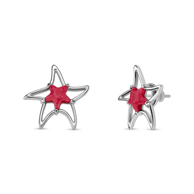 Brinco Serena - Feldspato Vermelho — ângulo 1