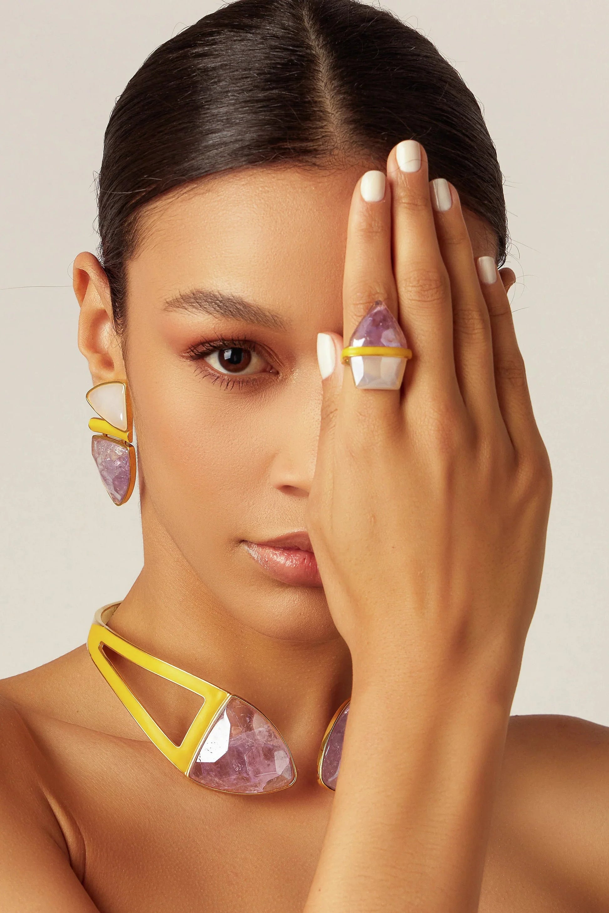Choker Makeda - Ametista