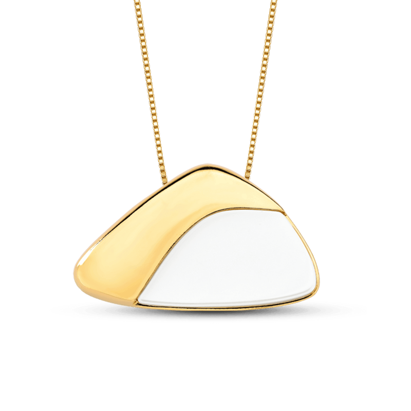 Colar Ailes - Porcelana Branca