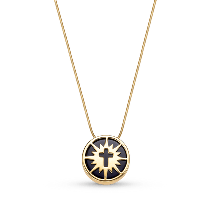 Colar Aura - Obsidiana Negra Semijoias de luxo e design exclusivo