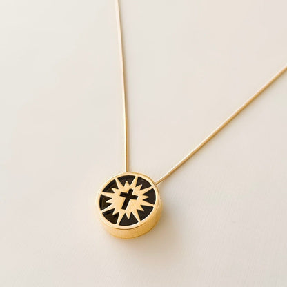 Colar Aura - Obsidiana Negra Semijoias de luxo e design exclusivo