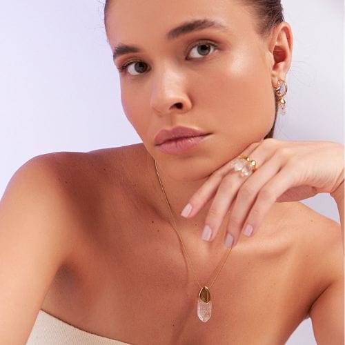 Colar Bruma - Cristal De Rocha Semijoias de luxo e design exclusivo
