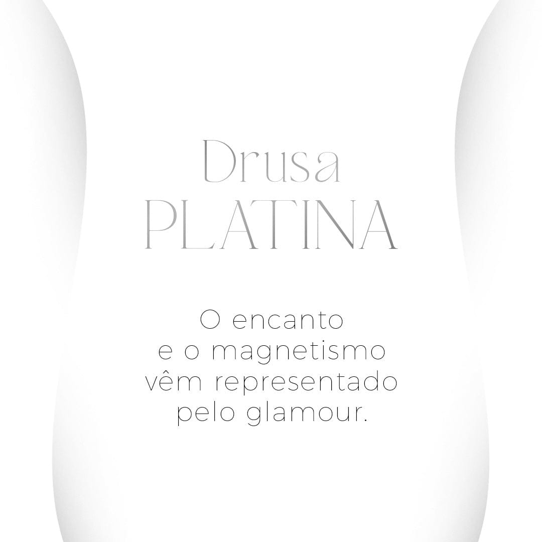 Colar Coragem - Drusa Platina e esmaltação azul eclesiástico Semijoias de luxo e design exclusivo