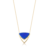 Colar Equilibrio - Feldspato Azul Anil Semijoias de luxo e design exclusivo