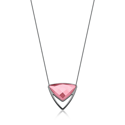 Colar Equilíbrio - Quartzo Rosa — ângulo 1