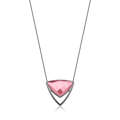 Colar Equilíbrio - Quartzo Rosa Semijoias de luxo e design exclusivo