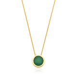 Colar Eterno - Ágata verde Semijoias de luxo e design exclusivo