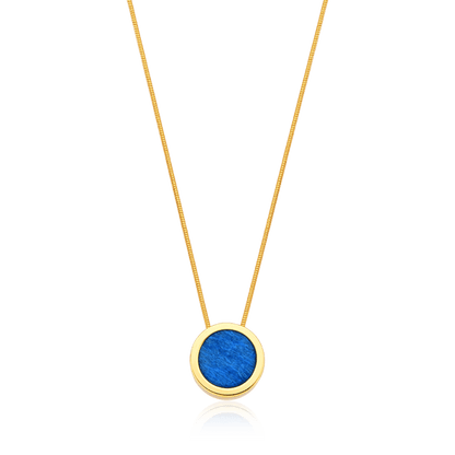 Colar Eterno - Feldspato Azul Anil Semijoias de luxo e design exclusivo