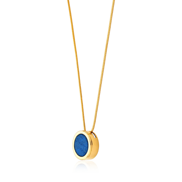 Colar Eterno - Feldspato Azul Anil Semijoias de luxo e design exclusivo